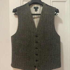 JCrew Herringbone Vest